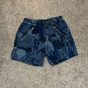 DWP blue camo shorts